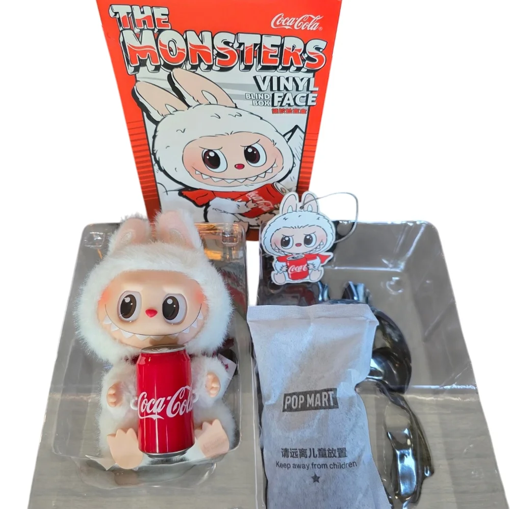 Authentic Coca-Cola The Monsters Vinyl Labubu Figure - Picture 1 of 7